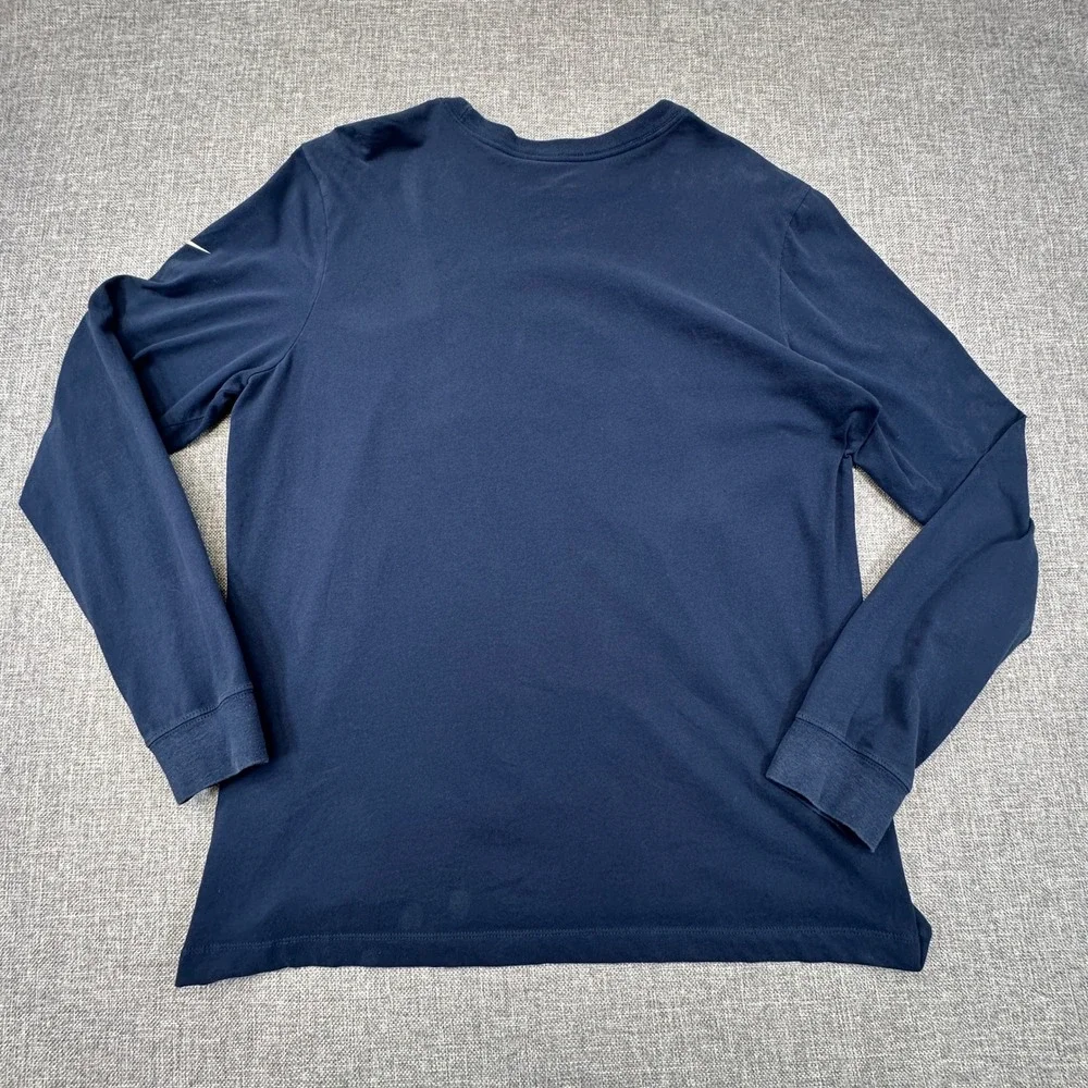 Nike Tennessee Titans Shirt Mens Large Navy Long Sleeve Dri-FIT NFL Team Apparel